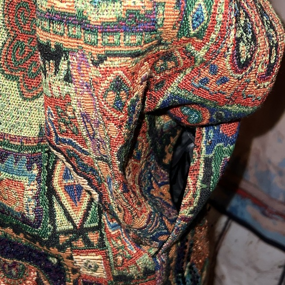 Vintage White Stag Plus artsy eclectic blazer jacket - Picture 6 of 10